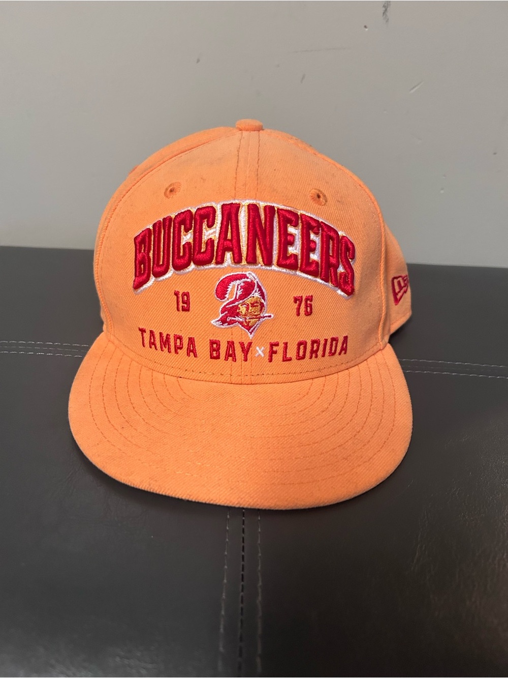 NFL Orange Buccaneers Embroidered Logo Hat